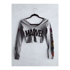 Marvel Long Sleeve Crop 🍃